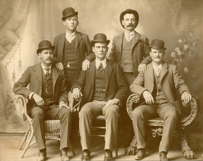 IMAGE: The Wild Bunch Gang featuring Butch Cassidy and the Sundance Kid