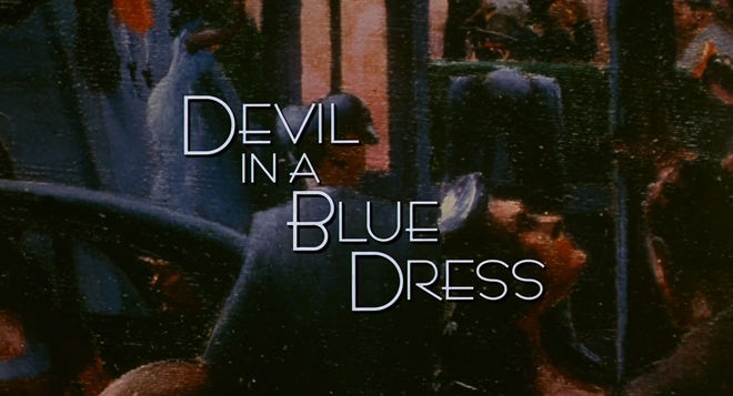 IMAGE: Devil in a Blue Dress (1995) main title card