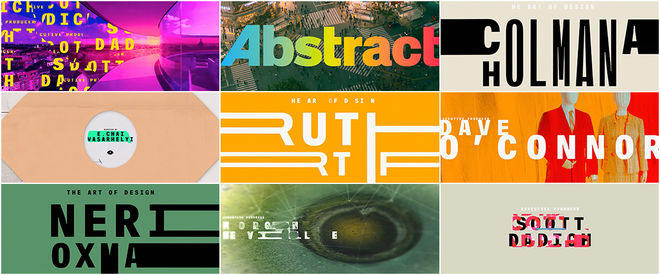 VIDEO: Title Sequence - Abstract