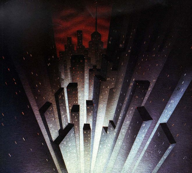 IMAGE: Batman: The Animated Series Gotham Painting