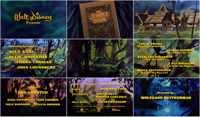VIDEO: Title Sequence – The Jungle Book (1967)