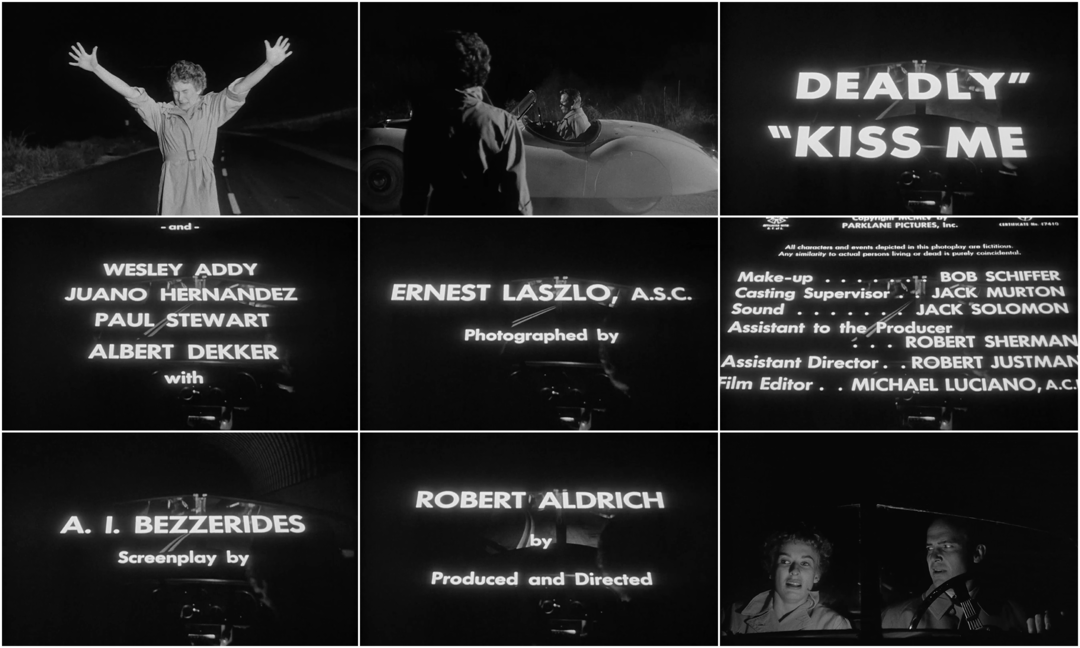 VIDEO: Title Sequence - Kiss Me Deadly