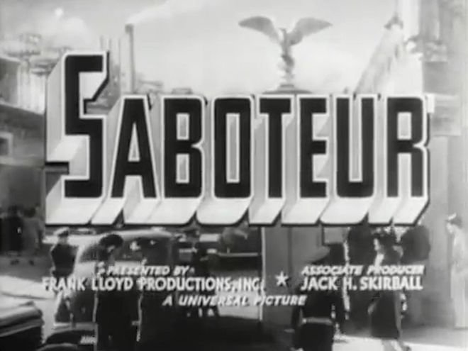 VIDEO: Trailer – Saboteur (1942)