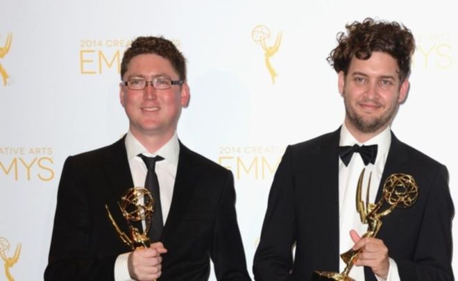 IMAGE: Clair and Marks at the 2014 Emmys