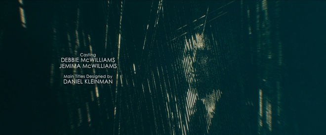 IMAGE: Credits for Casting and Main Title Design