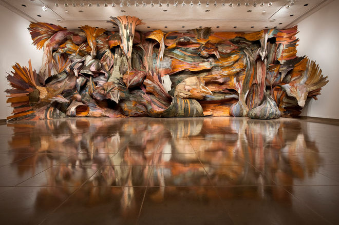 IMAGE: Henrique Oliveira Installation 1