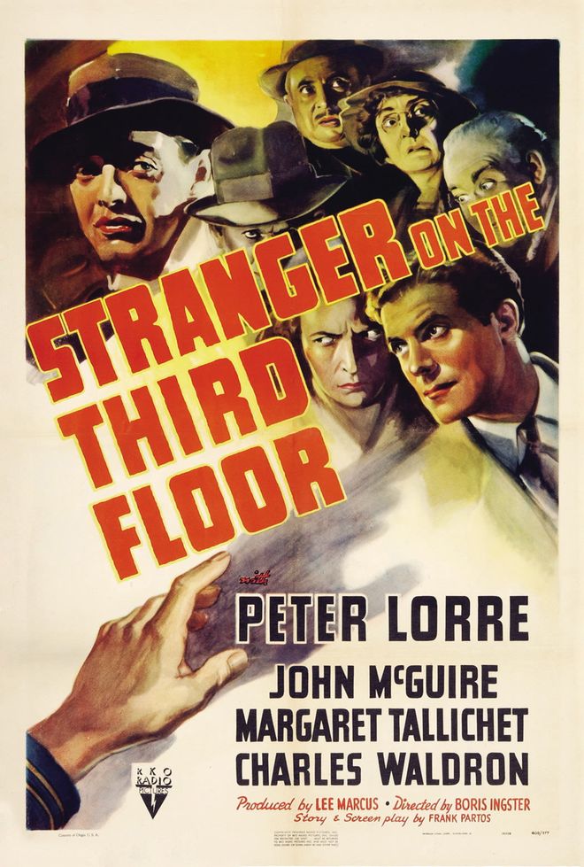 IMAGE: Poster for Stranger on the Third Floor (1940)