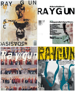 IMAGE: Ray Gun Magazine covers