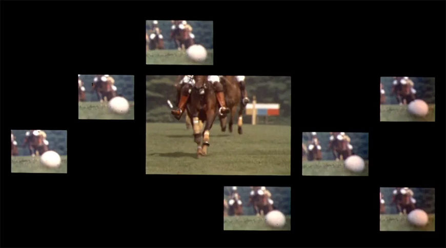 V: Polo scene multiscreen montage from The Thomas Crown Affair (1968)