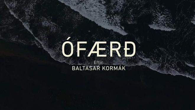 IMAGE: Title Card – Ófærð in Icelandic