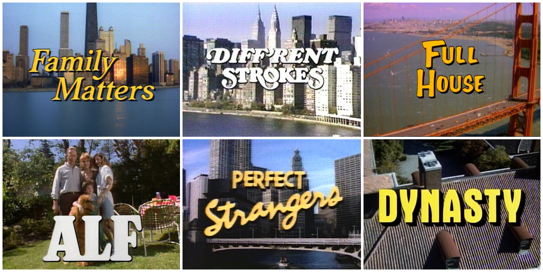 IMAGE: 80s title cards