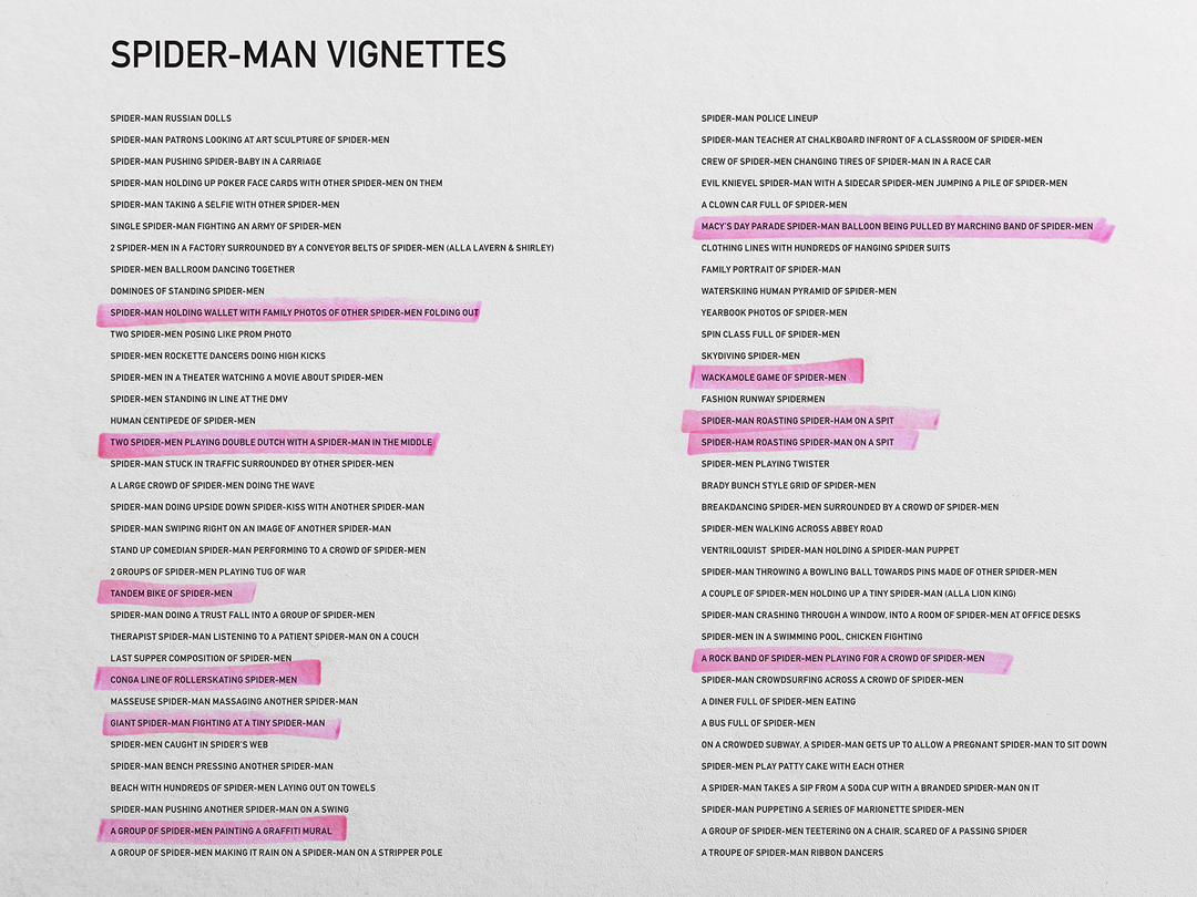 IMAGE: List of vignettes