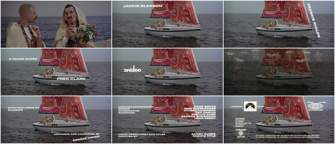 VIDEO: Title Sequence – Skidoo end title sequence